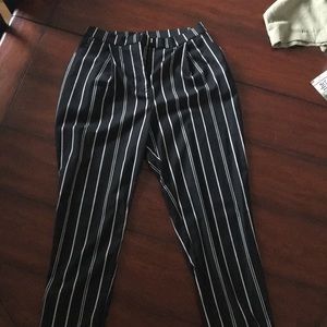 Striped H&M trousers